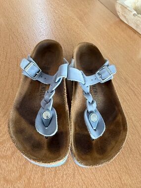 Birkenstock Women's Light Blue thong sandals